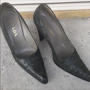 Prada heels awesome paired with a suit or jeans.